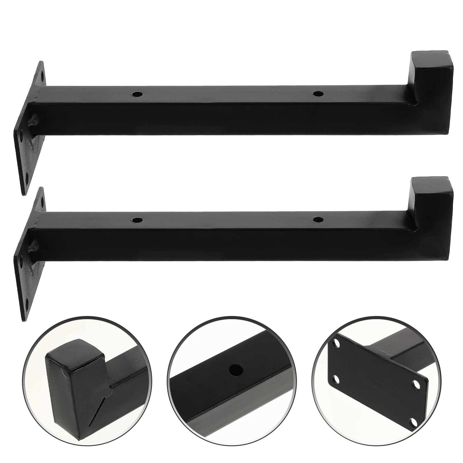 

2Pcs Floating Wall Bracket Floating Shelves Shelf Shelving Brackets For Heavy Duty Support Kitchen Wall-mounted Small Metal