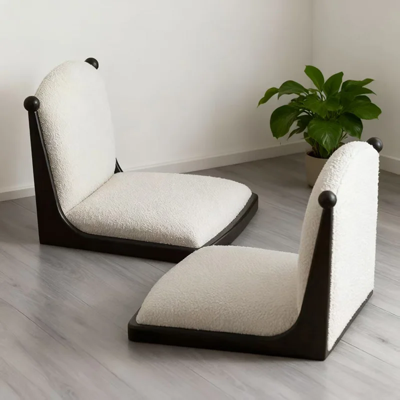 Light Luxury Solid Wood Bay Window Chair Home Bay Window Tatami Tea Table Carpet Chair for Cozy Home Decor