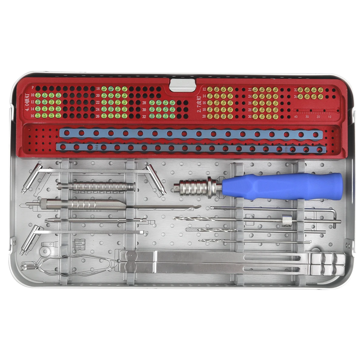 Instrumentos Ortopdicos Veterinar 1.6/2.4/3.2/4.0mm ALPS Veterinary Instrument kit Set for Vet Animal Surgical Surgery