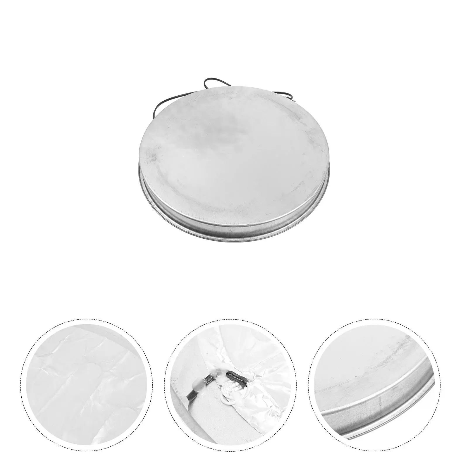 

1 шт. База для подогревателя питьевой воды с защитой от замерзания и автоматическим отключением 25 ℃ Защита для птицеферм и домашних животных на зиму