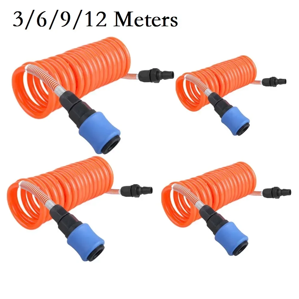 Manguera de compresor de aire de rendimiento constante con conector Manguera de aire 5 mm de espesor 8 mm de diámetro para uso industrial