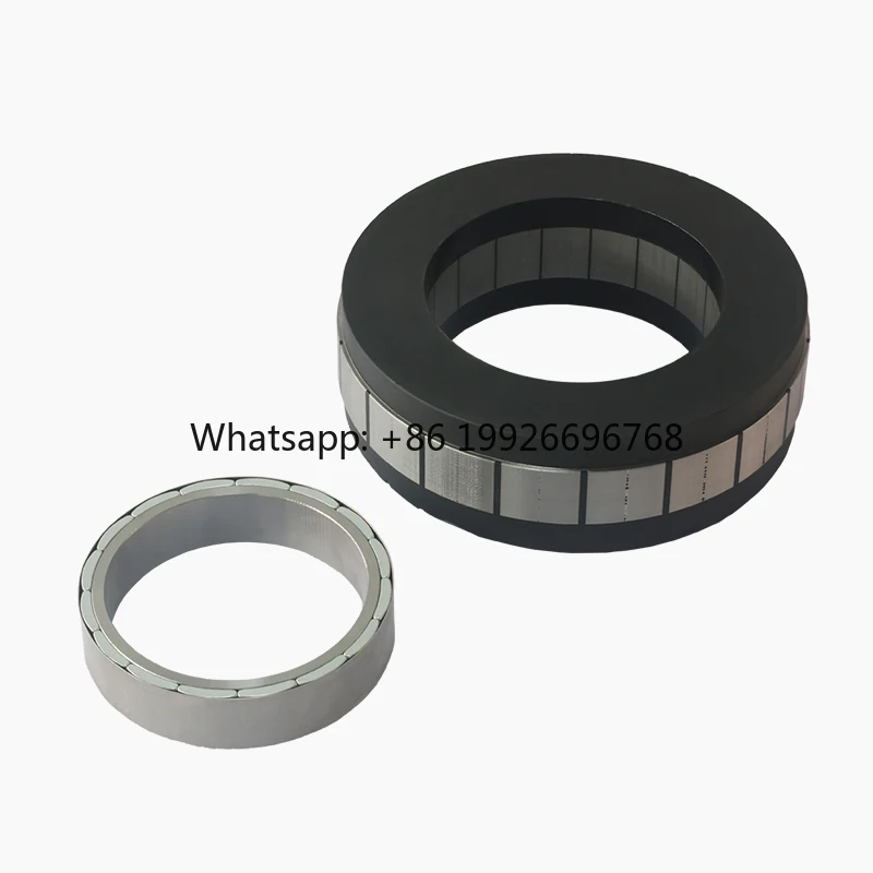 PrimoPal Brushless DC Motor 160mm 96V 2400W 2500rpm 3phase Stator Brushless Frameless BLDC Motor