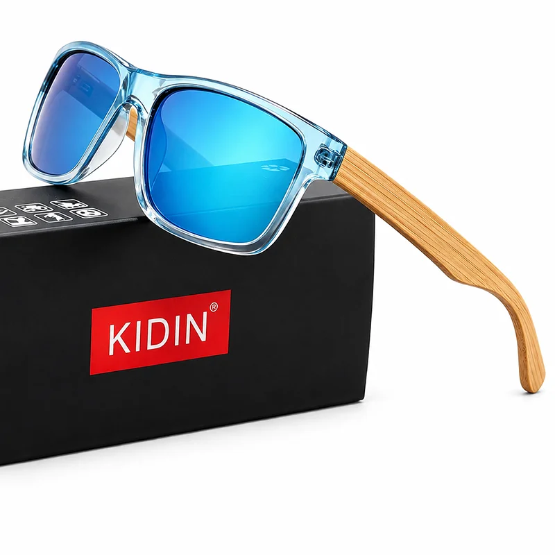 Oculos-de-sol-polarizados-kidin-para-homens-uv400-anti-reflexo-lentes-azuis-tac-hastes-de-bambu-dobradica-de-mola-para-conducao-pesca-praia-e-viagens