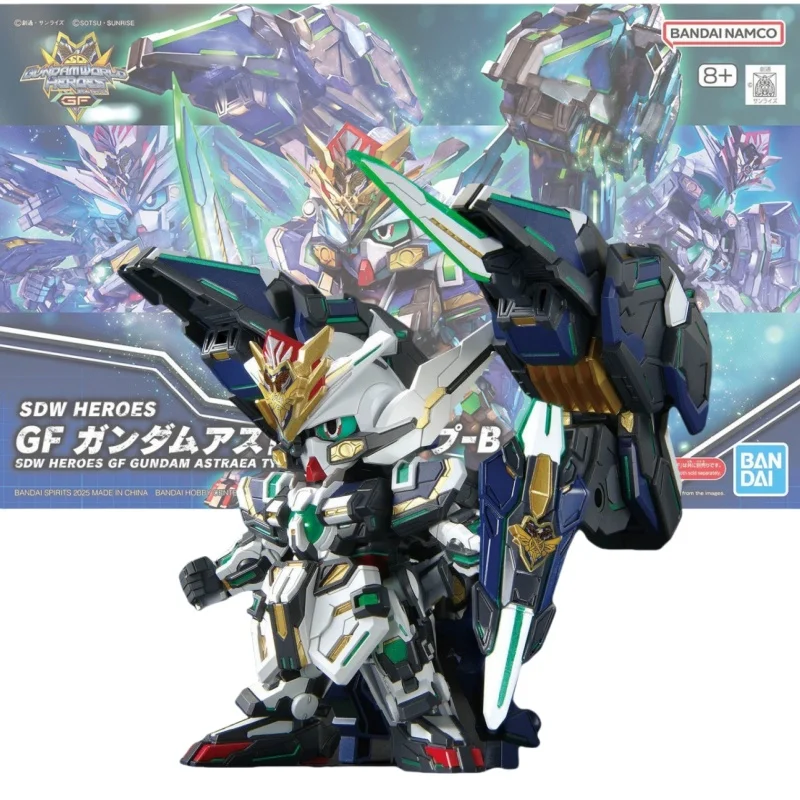 Bandai Sdw 39 Bb Warrior World Heroes Gf diosa de la justicia tipo B Gundam modelo Kit regalo genial Mecha Warrior figura juguete educativo
