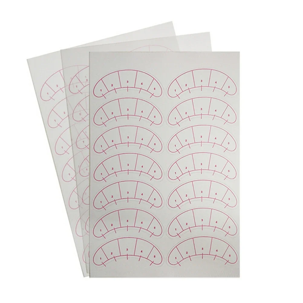 70Pairs Paper Patches Eyelash Under Eye Pads Lash Eyelash Extension Paper Patches Eye Tips Sticker Wraps Make Up Tools