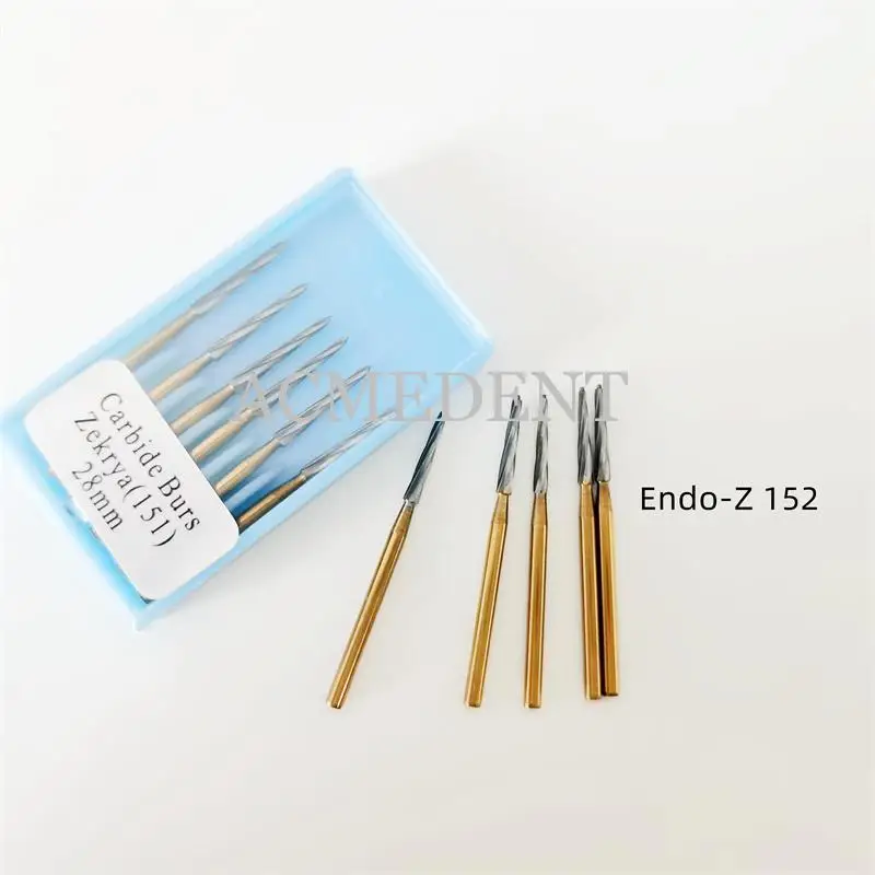 

6PCS Dental Drills Carbide Burs Tungsten Bone Cutters Endo Z Tooth Treatment Instrument High Speed 28mm