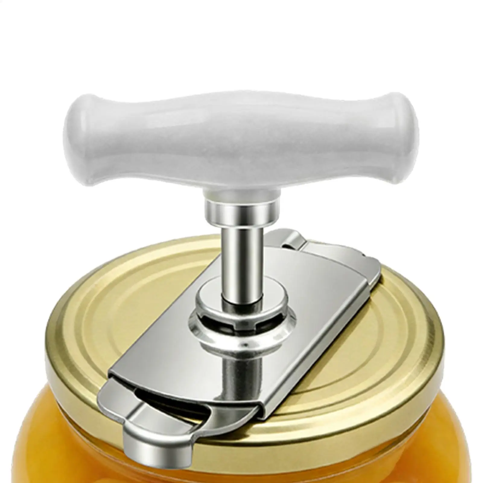 Multi-Function Bottle Caps Opener Stainless Steel Adjustable Lids Off Jar Opener Labor-Saving Screw Can Opener Kitchen Gadget