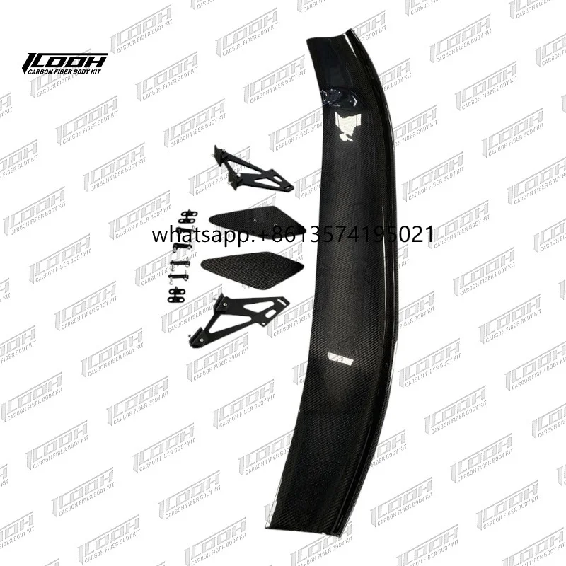

ICOOH Racing C7 Carbon Fiber Fibre Body Kit Rear Spoiler Wing for Chevrolet Corvette C7 2014-2019