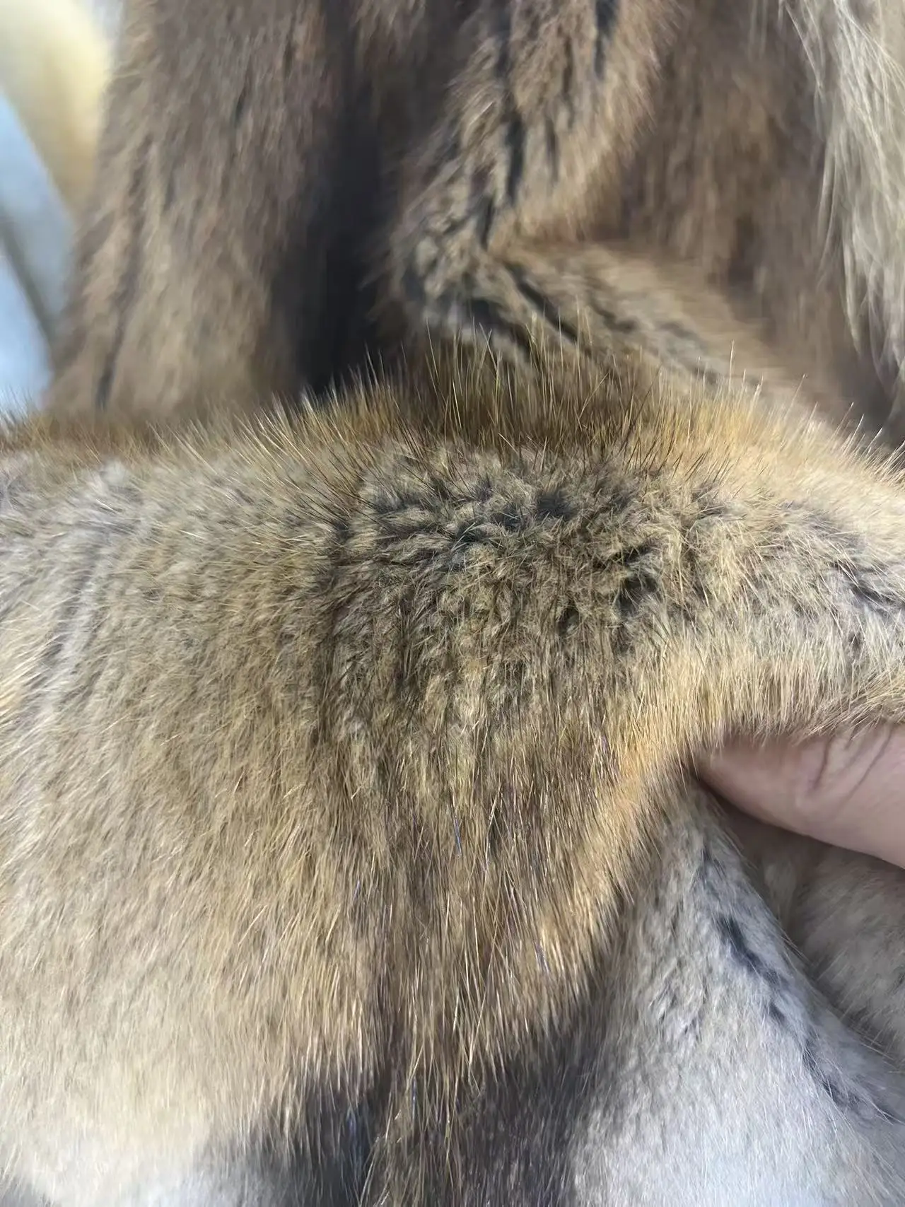 جديد إمرأة حقيقي طبيعي المسك الفئران معطف جودة عالية حقيقية الشتاء الفاخرة الإناث سترة ملابس خارجية طويلة الأكمام #6