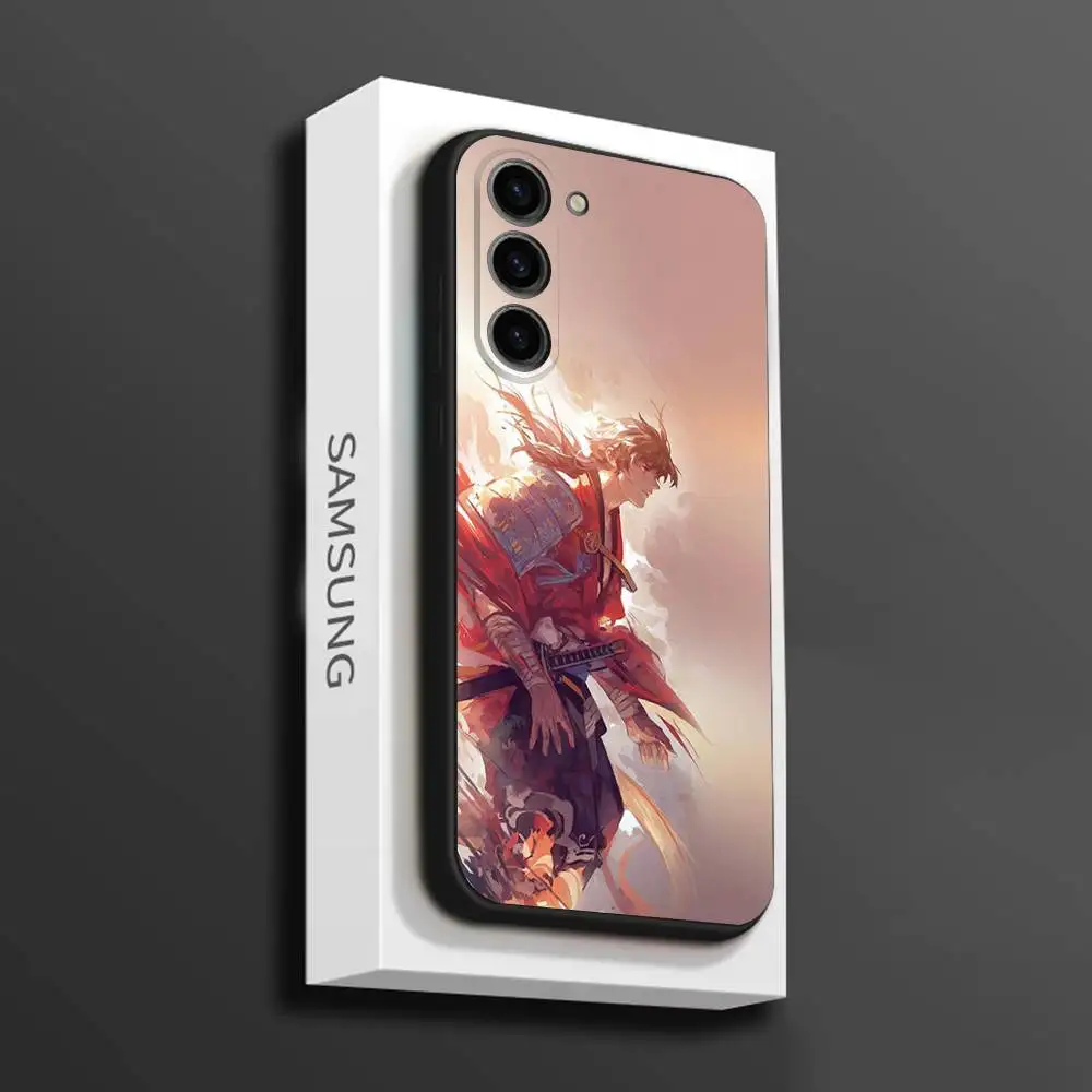 Custodia per telefono K-Kabaneri Iron Fortress per Samsung Galaxy A 73,72,51,53,52,71,22,5G,Nota,J7,8,9 Cover morbida nera