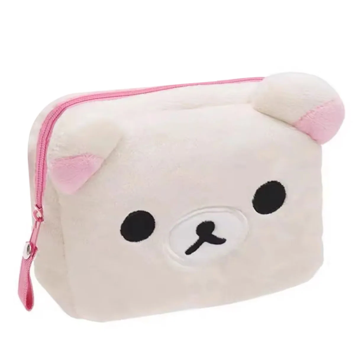 

Cute Rilakkuma Korilakkuma Bear Mini Plush Coin Purses Makeup Organizer Storage Bag Cosmetic Bags Vanity Beauty Pouch For Girls