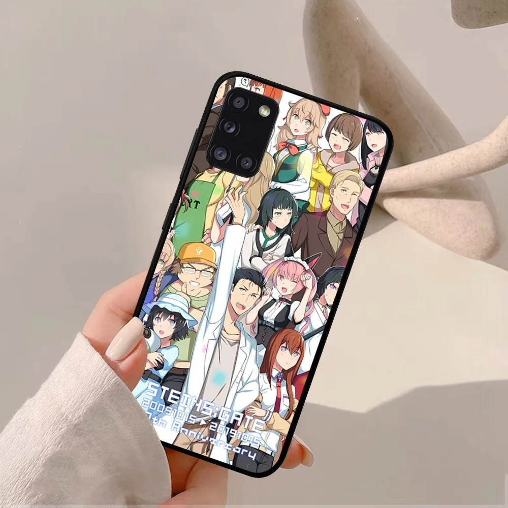 Anime Steins Gate Phone Case For Samsung A 10 11 12 13 20 21 22 30 31 32 40 51 52 53 70 71 72 73 91 13 Shell