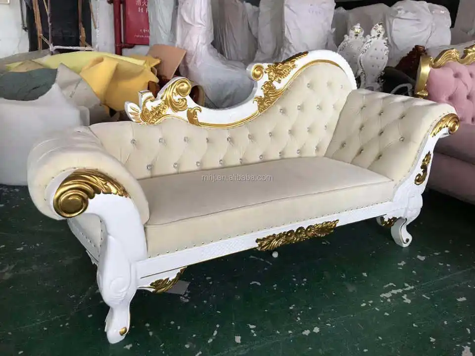 Modern European Style Luxury Sofa King Throne Chair For Wedding Double Seat Leather Sofa for Hotel
