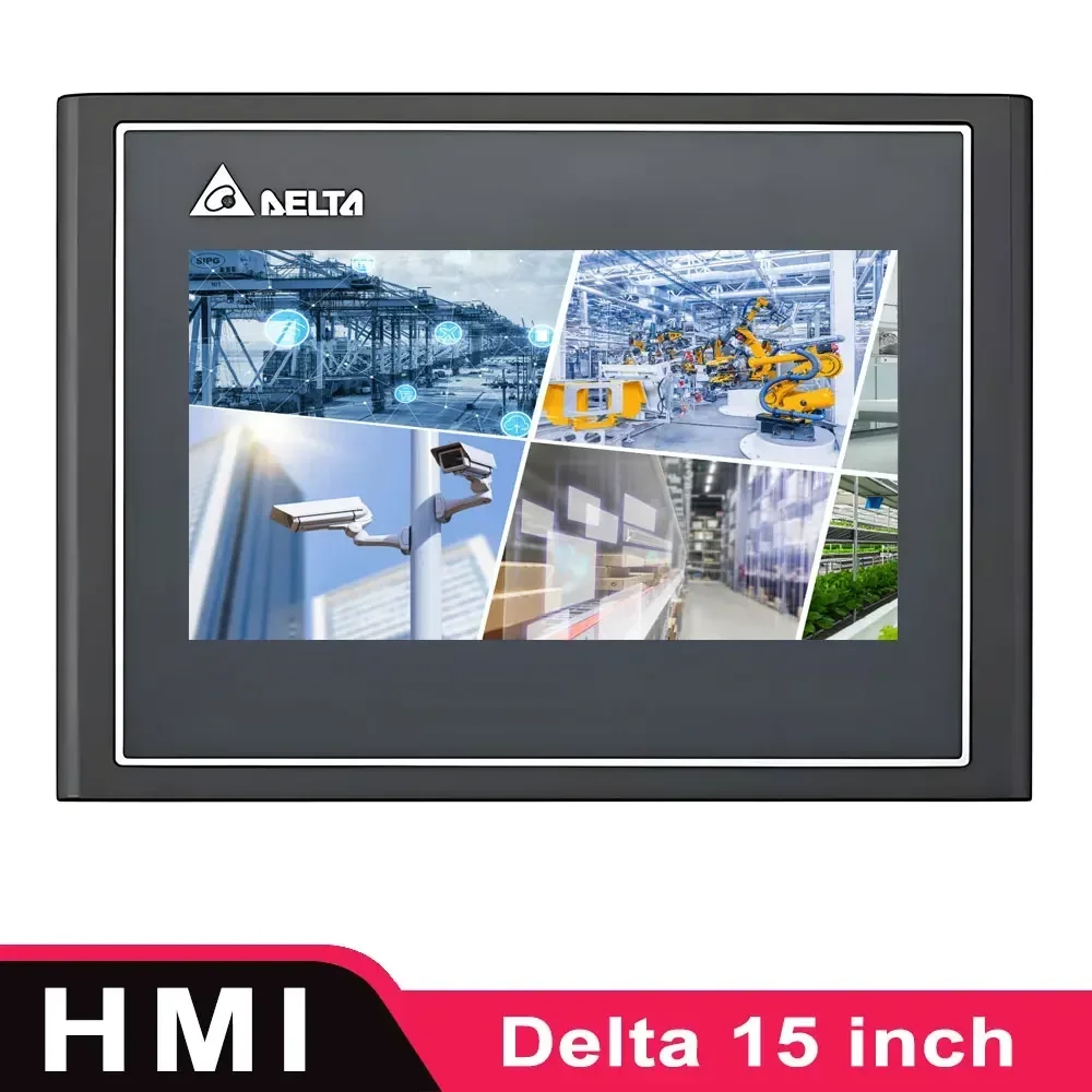 Delta HMI DOP115WX DOP115MX 15 Inch HMI with 2 Ethernet DOP-115WX DOP-115MX Human Machine Interface Industrial Display