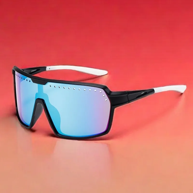 Trendy Sports Sunglasses Women's Fashion Colorful Riding Sunglasses Ins Conjoined Windproof Glasses