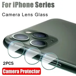 Protector de lente de cámara para iPhone 11 12 13 14 Pro Max 12 13 Mini 14 Plus 14Pro Max película protectora transparente para lente de cámara trasera de teléfono