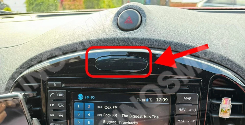 SINOSMART Android GPS für Nissan Juke F15 (2010–2019) mit OEM 7" High-Version-Bildschirm | Unterstützt BOSE, 360-Kamera, CarPlay, Android Auto – Detail 4