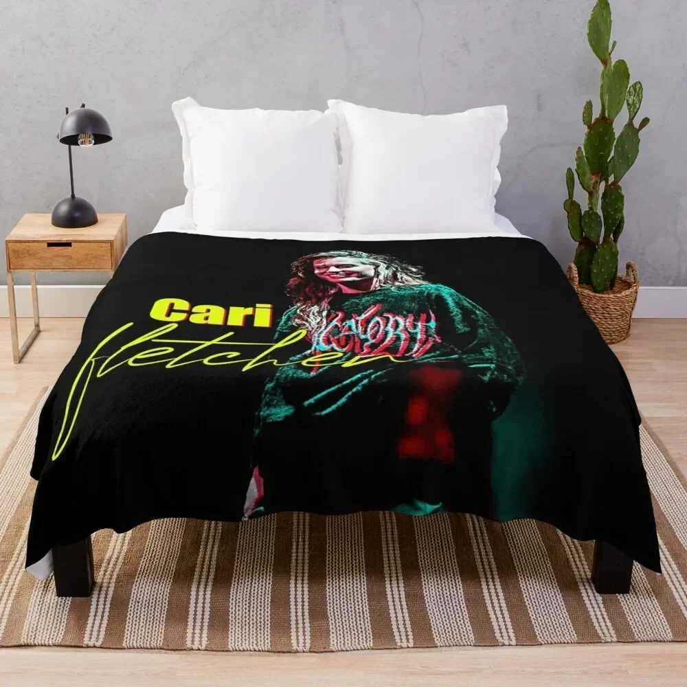 

cari fletcher Throw Blanket Shaggy Furry Soft Blanket for Bedroom Living Room