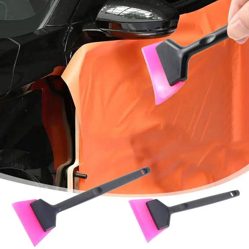 Auto Kunststoff Langen Griff Anti-Slip Glas Schaber Gummi Klinge Scheibenwischer Fenster Reinigung Rakel Auto Waschen Zubehör