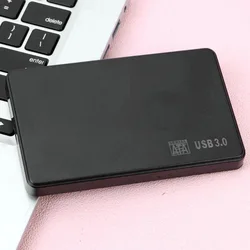 Carcasa de plástico USB 2,0/3,0, adaptador externo SATA SSD HDD de 2,5 pulgadas, caja móvil HDD con bolsa de Cable USB, nuevo