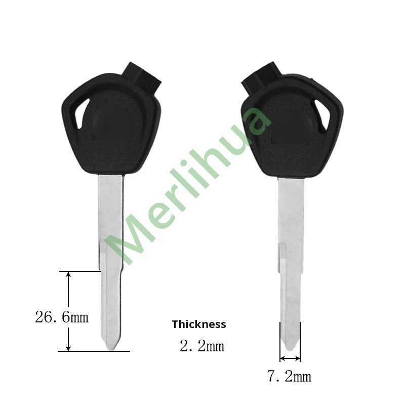 Honda motorcycle key, suitable for: Honda motorcycle key Wuyang Honda short left and right single.(including magnet)