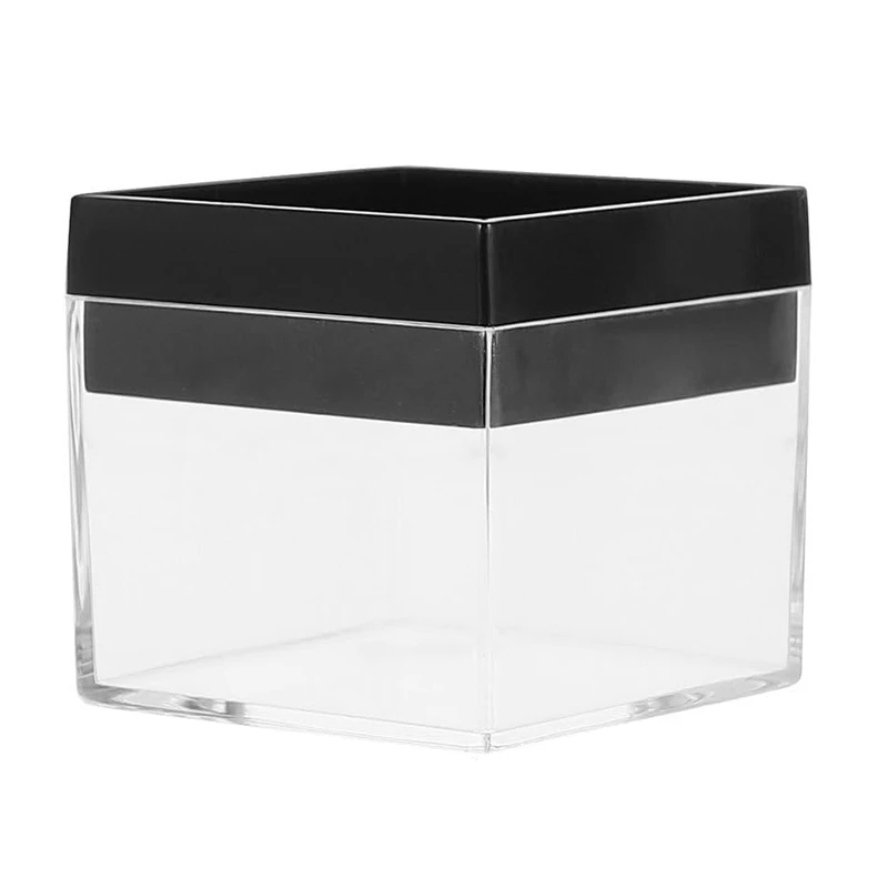 10pcs Small Clear Cube Plastic Box Mineral Specimen Display Case Holder Jewelry Storage Container For Collectibles Mineral Stone