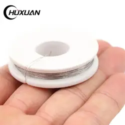 1PCS 10 Meters 0.15mm/0.25mm Nichrome Wire Nichrome Wire Diameter 0.15mm-0.3mm Heating Wire Resistance Wire Alloy Heating Yarn