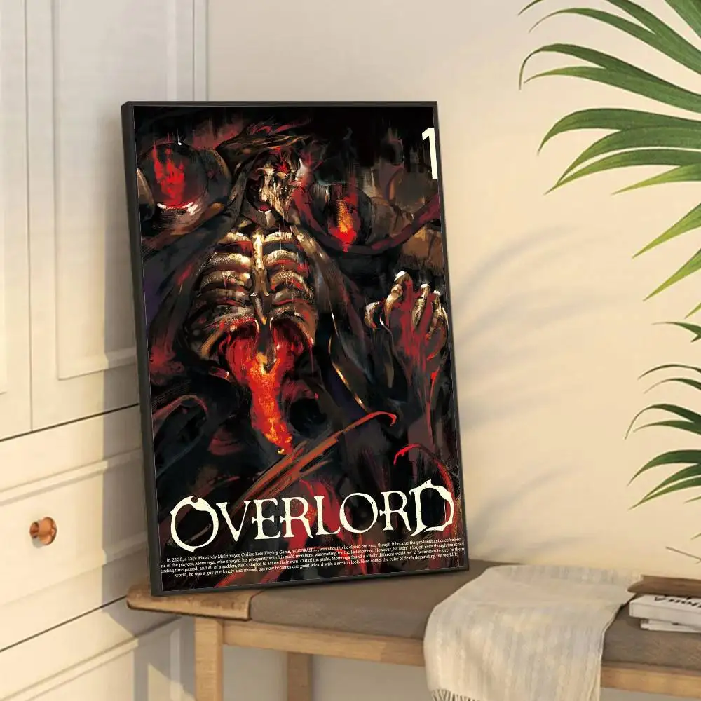 Аниме Overlord плакат настенное искусство домашний декор комнаты цифровая живопись гостиная ресторан Фото №6