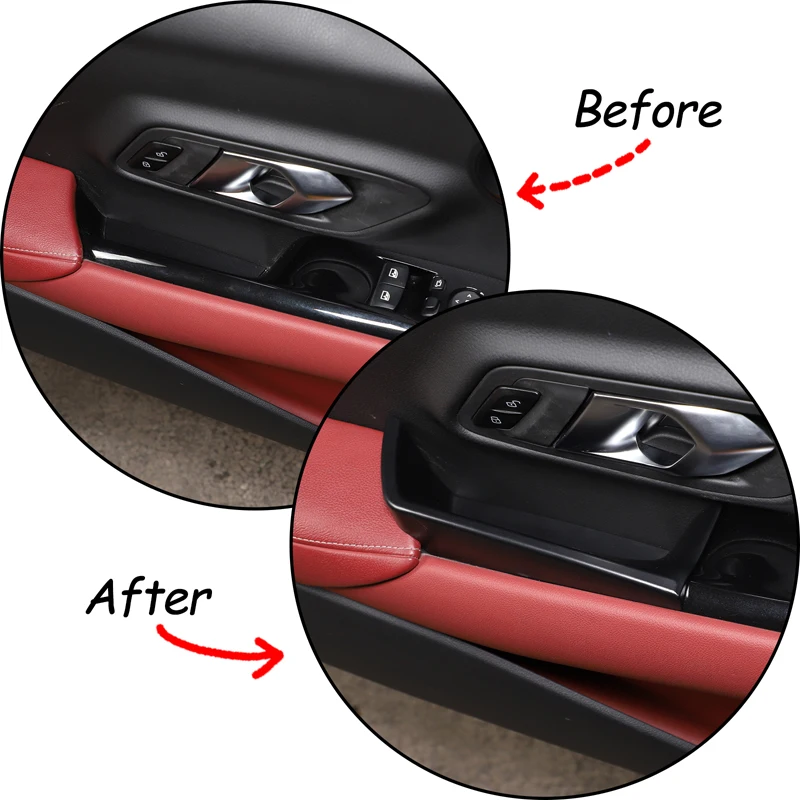 For Toyota GR Supra A90 MK5 2019-2023 ABS Car Door Armrest Storage Box Groove Holder Car Accessories