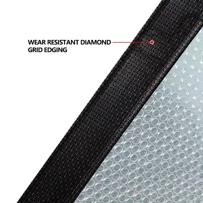 Winter thickened non perforated bedroom bubble film partition door curtain with side opening magnetic anti cold blocking curtain