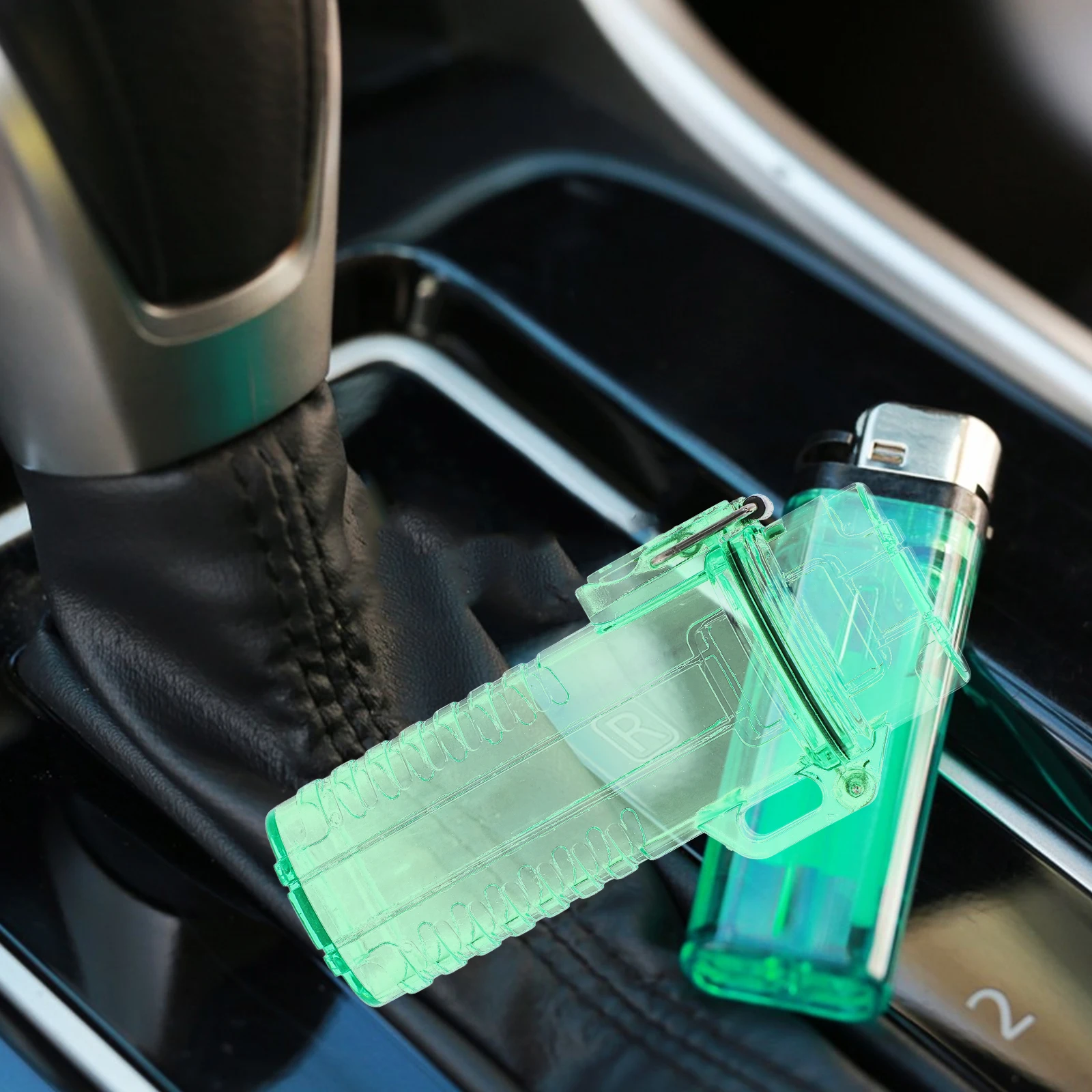 

Transparent Waterproof Anti Moisture Storage Holder Compact Cigarette Lighter Protective Sleeve Lighter Case Lightweight