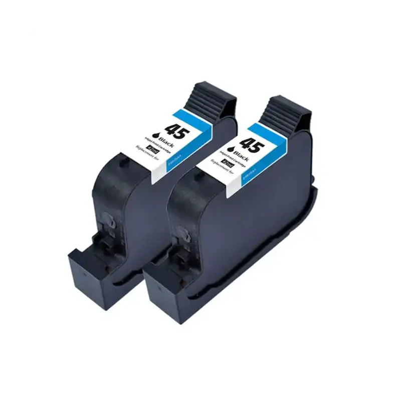 Imagem -03 - Cartucho de Tinta Remanufaturado Preto Compatível Cad para Impressora Hp45 Deskjet 710c 830c 51645a 45 45si 45ai 45a