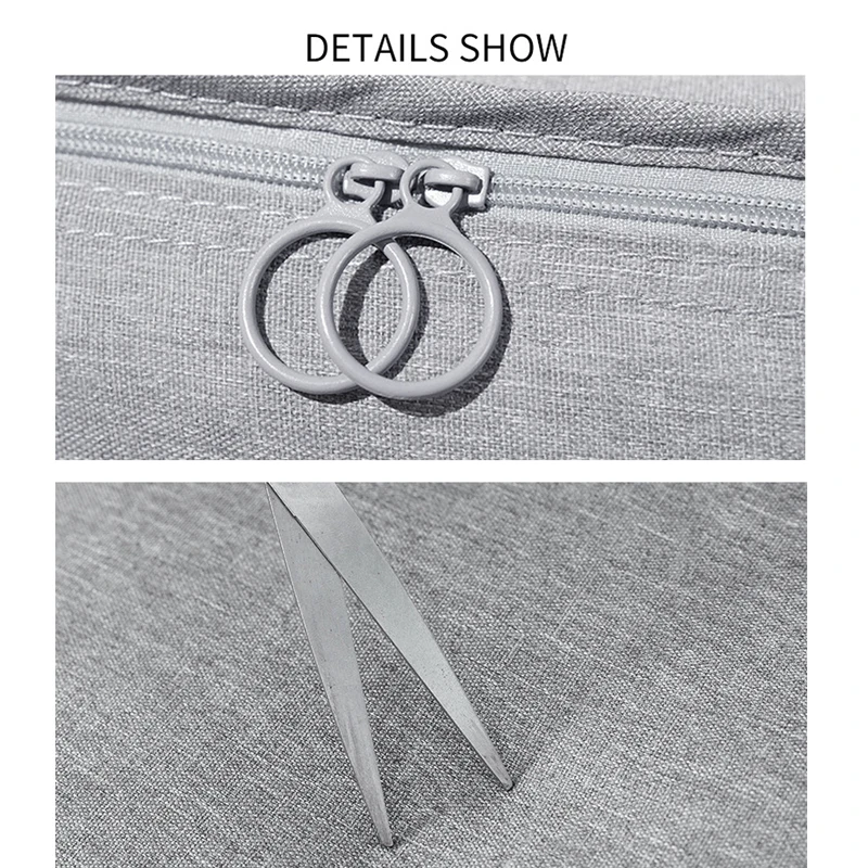 7 Buah Tas Organizer Perjalanan Set Kantong Organizer Kaus Kaki Pakaian Dalam Tahan Air Tas Paket Pakaian Jaring Kubus Kemasan Kualitas Tinggi