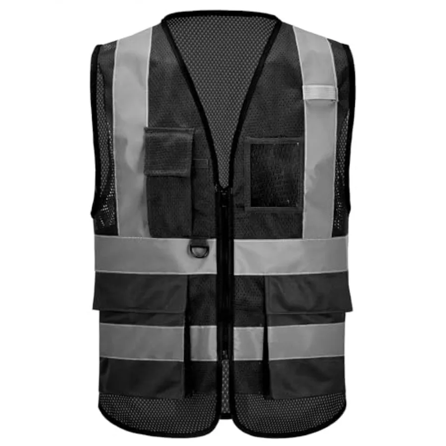 High Vis Safety Vest Reflective Strips, Multi-Pocket Design, Available in,,,,,,purple