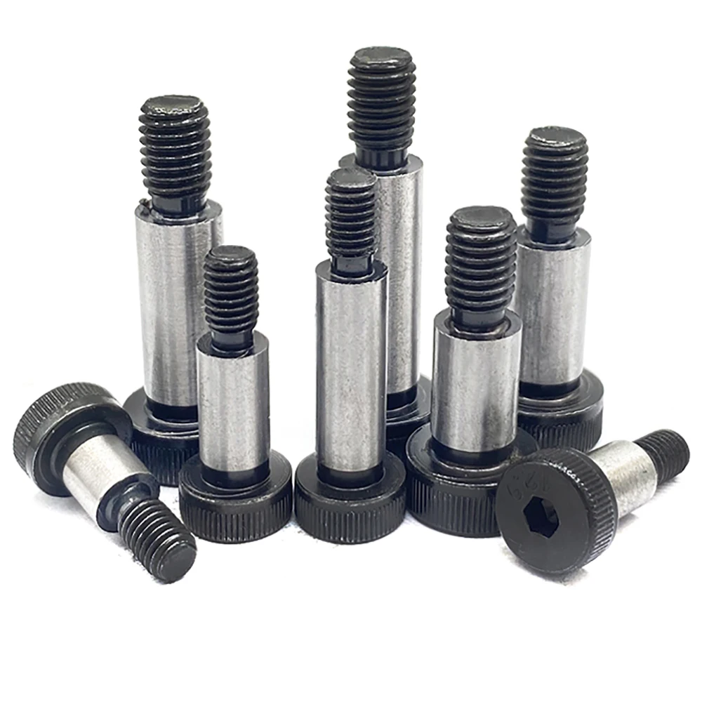 12.9 High Strength Steel Hex Head Bolt Limit Screws Dia=Φ 6,8,10~16,Shoulder Bearing Bolt Shaft M5 M6 M8 M10 M12 Length 8~100mm