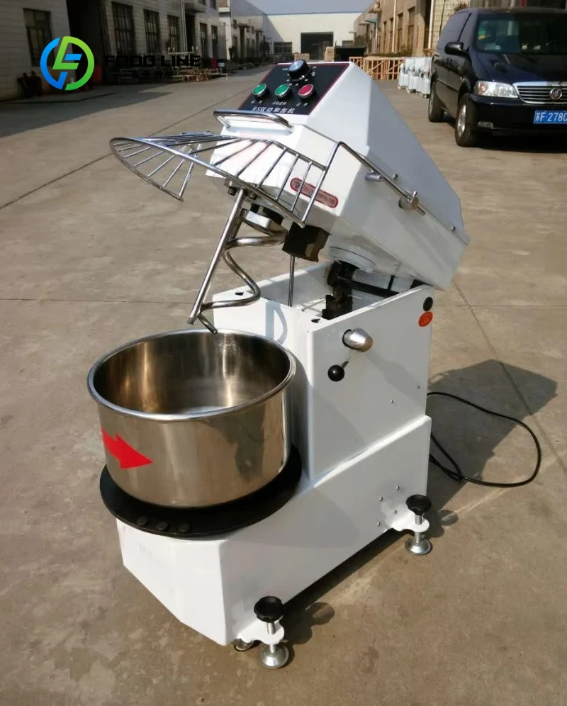 Small Business Spiral Dough Mixer Anti Overheat Motor Stable Running for Cake Cookie Making Store Custom
