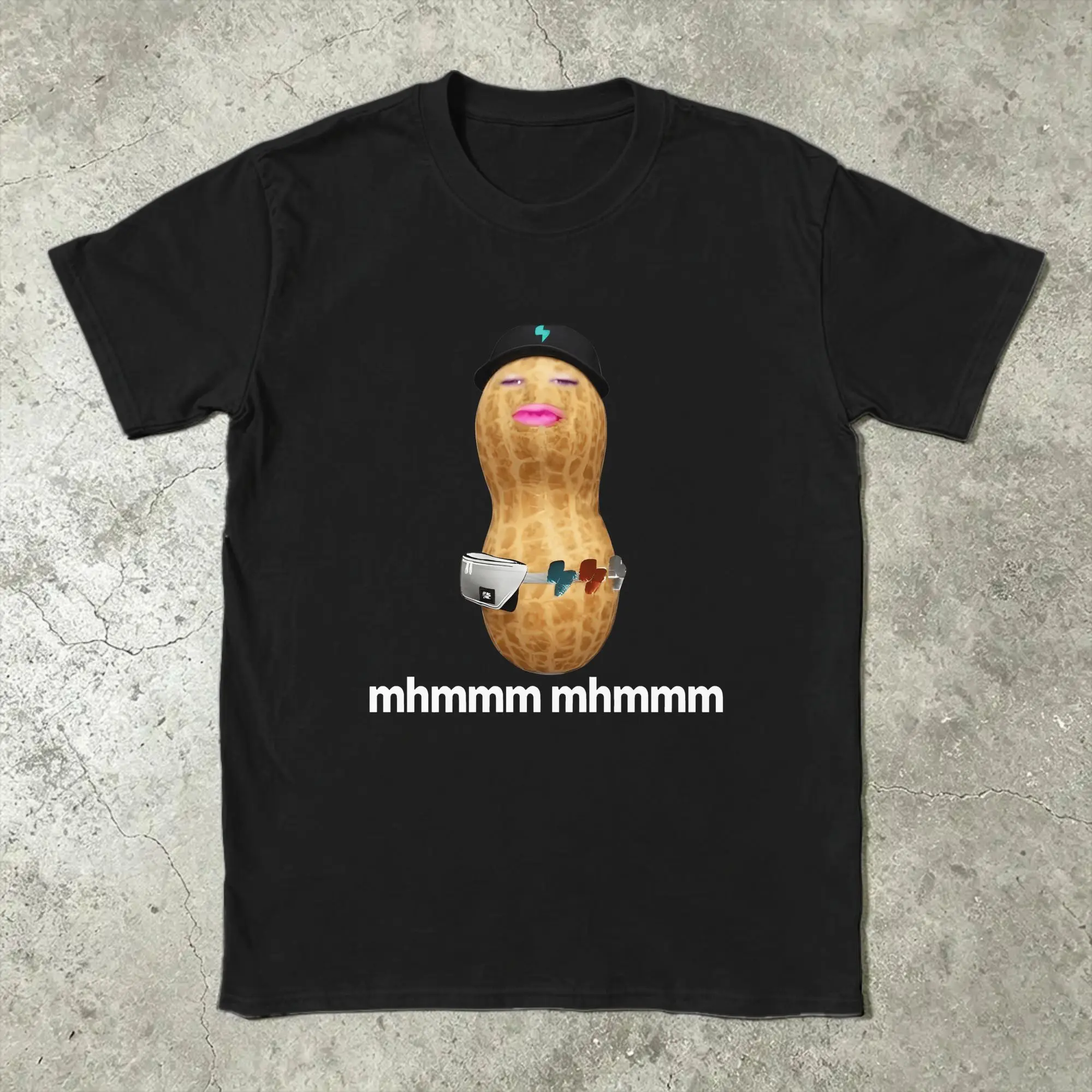 Novelty The Burnt Peanut GOOP Meme T-Shirt Men O Neck 100% Cotton T Shirts  Short Sleeve Tees Original Clothes