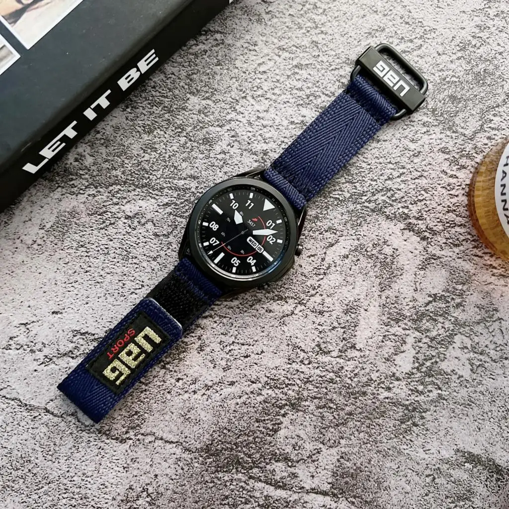 20MM 22MM Tali Nilon untuk SUUNTO 5 Gelang Jam Tangan Puncak/9 untuk SUUNTO 3 Gelang Jam Tangan Pintar Pengganti Aksesori Gelang