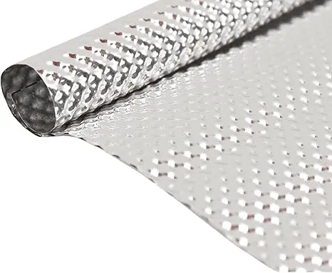 Embossed Aluminum Exhaust Heat Shield Automotive 300x500mm High Temp Thermal Barrier Exhaust Wrap Electrical For Cars/Turbo Tool