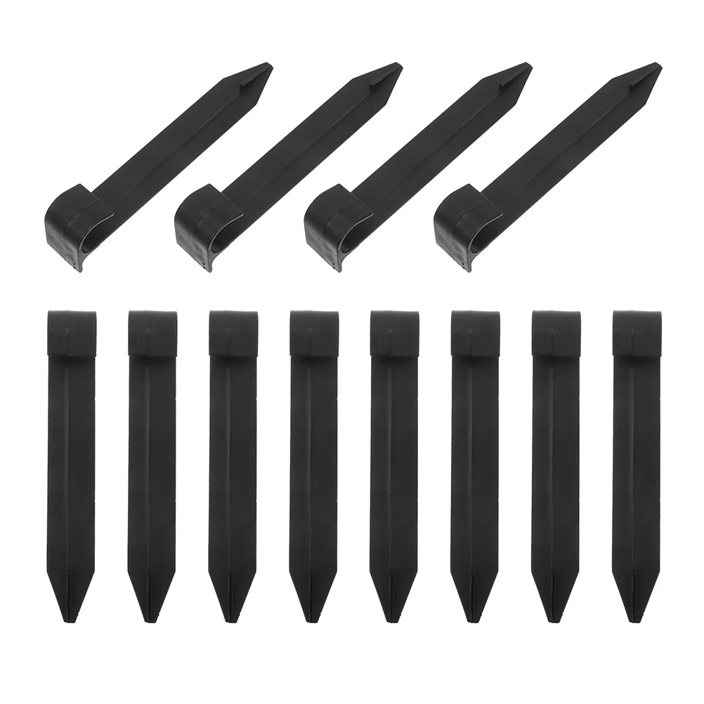 

50pcs 16Mm Drip Tubing Hold Plastic Irrigation Hose Stakes Garden Greenhouse Flower Beds Vegetable Herbs Growing Reliable