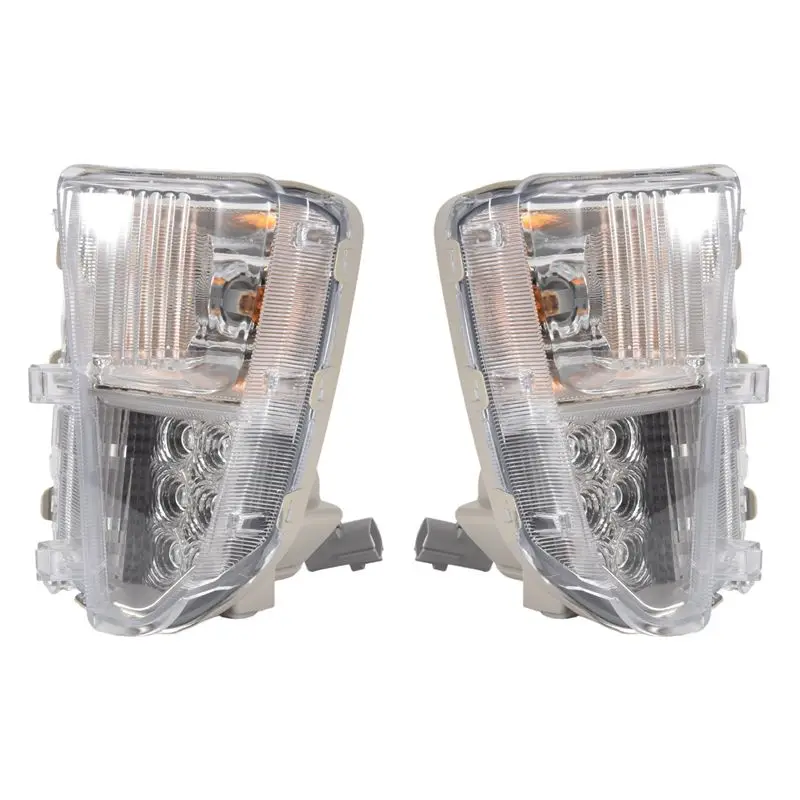 

Передний светодиодный указатель поворота A30F-LED, дневные ходовые огни (DRL) для Toyota Prius Facelift XW30 2012-2015, артикулы 81511-47060, 81521-47060