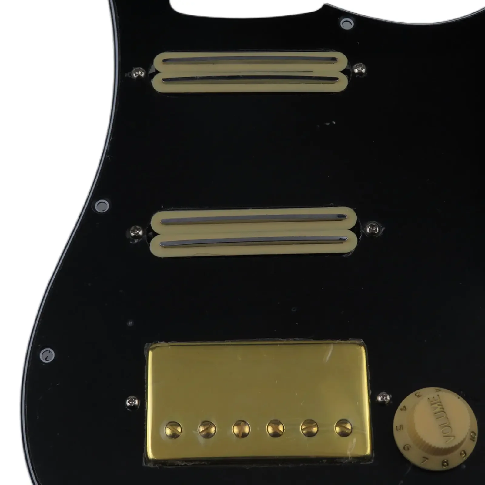 SSH Prewired Loaded ST Pickguard Multifunction Dual High Output Mini Humbucker Pickups 3 Single Cut Switch