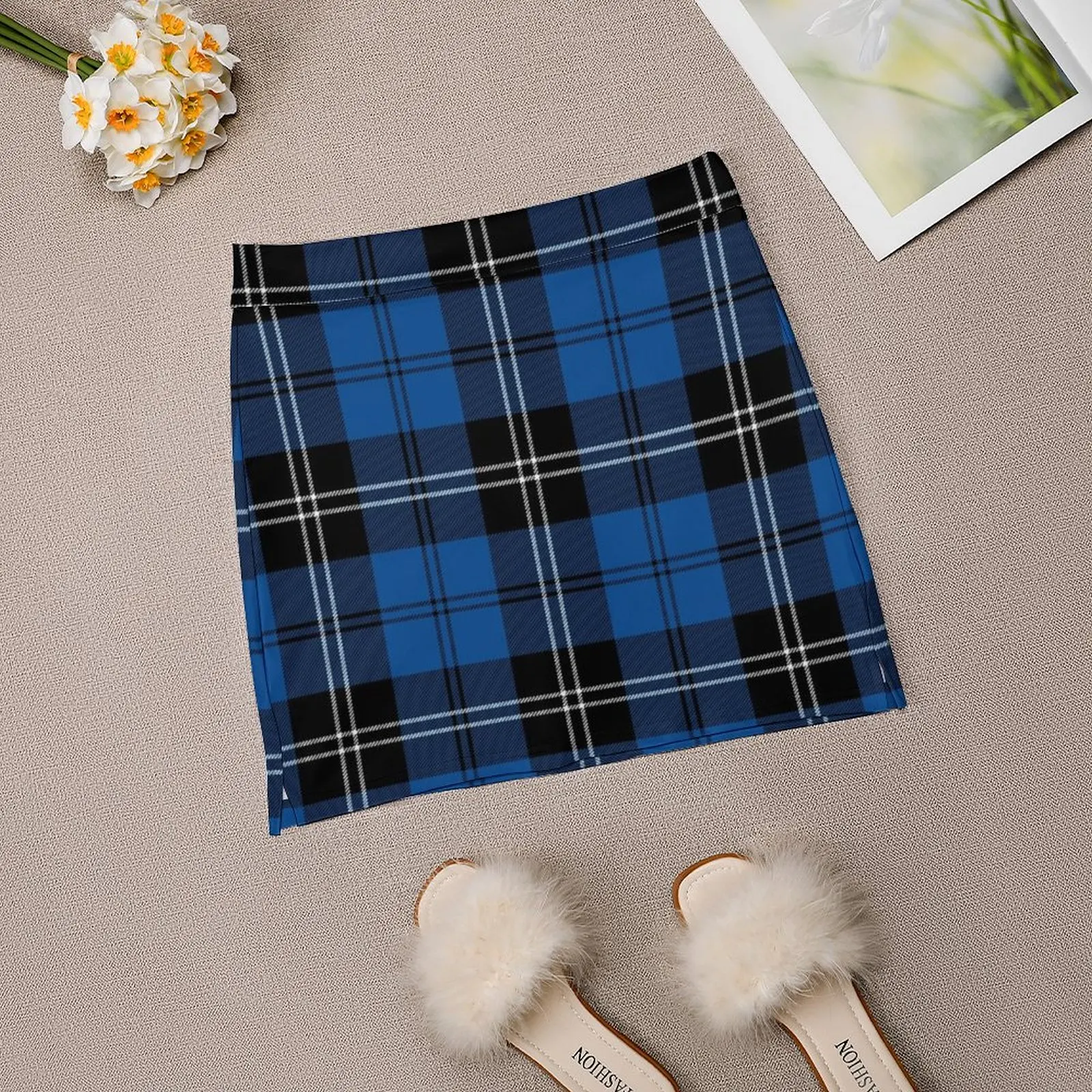 Ramsay Blue Ancient Tartan Clan Ramsay Cute Tartan Mini Skirt skirt sets skirts for women 2024 dresses for prom