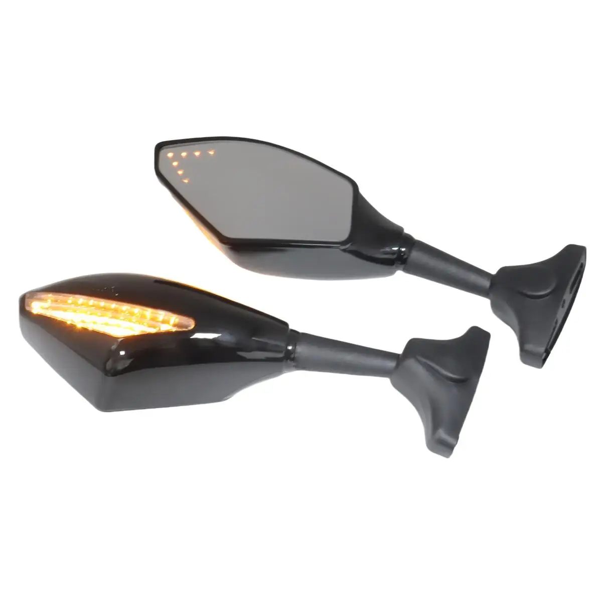 Rearview Mirrors With Turn Signals LED For Suzuki Katana 600/750 GSX600/750F 1998-2007 1999 2000 2001 2002 2003 2004 2005