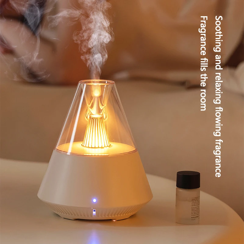 150ML Essential Oil Aroma Diffuser Home Aromatherapy Humidifier Atomization Air Humidifier with Warm Night Light Ultrasonic