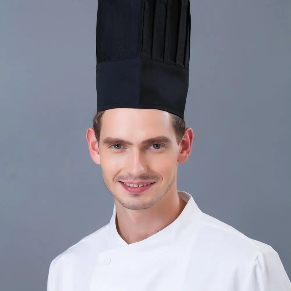 High Quality Chef Hat Mushroom Design Breathable Cotton Cap For Restaurant Hotel Catering Kitchen Staff Bakery Uniform Wear