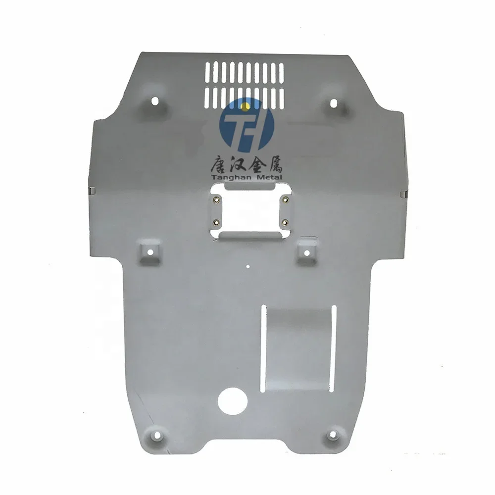 Alumínio Skid Plate Cover, guarda do motor, sob o corpo