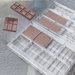 Hard Polycarbonate Chocolate Mold Easy to Demold PC Candy Mould Chocolate Block Making Mold Kitchen Baking Utensils Candy Tools