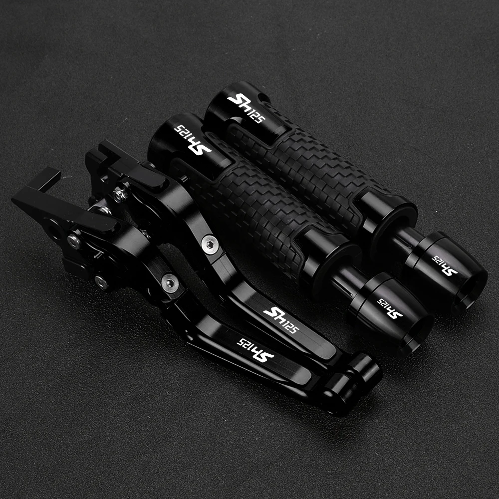 For HONDA SH125i SH 125 2004-2019 2020 2021 2022 2023 SH125 Motorcycle Adjustable Brake Clutch Lever Handle bar Grips Ends