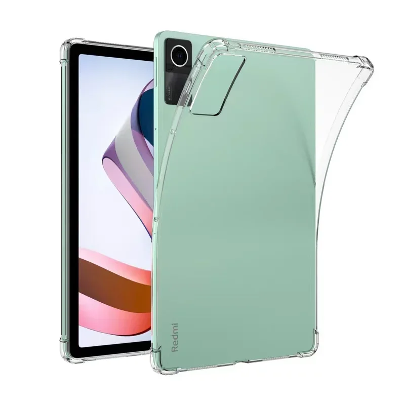 Shockproof Silicone Case For Xiaomi Redmi Pad 10.6 inch 2022 Redmipad 10.6'' TPU Flexible Bumper Clear Transparent Back Cover